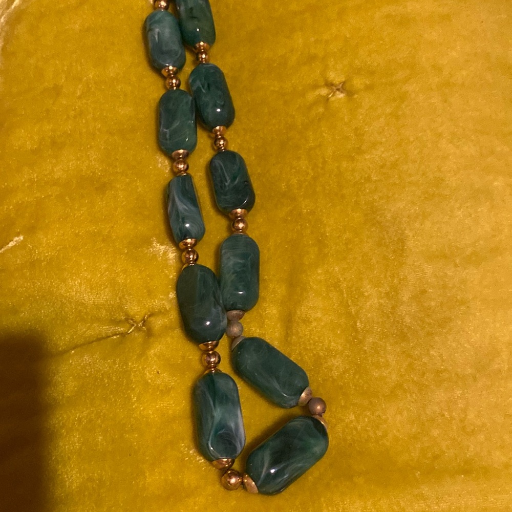 Genuine  lucite vintage necklace